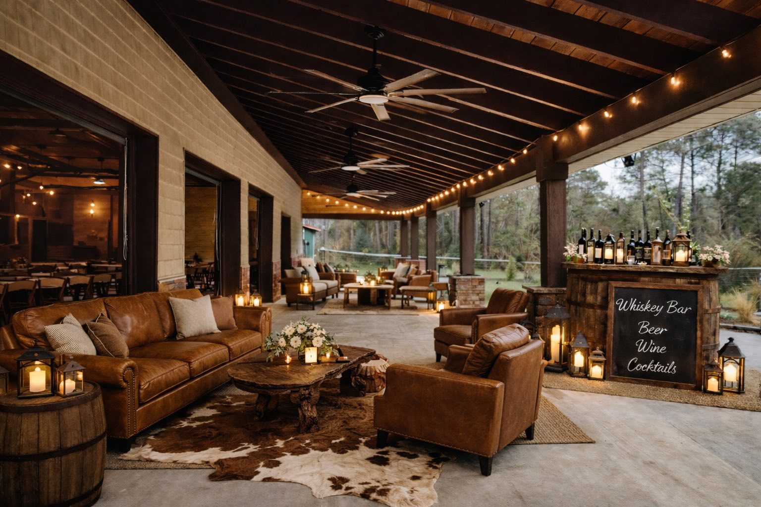 outside view of barn structure